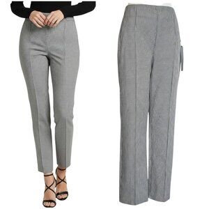 Massimo Fabbro Pull-On Pants Plaid Slim Stretch 4